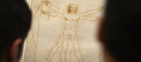 O Homem Vitruviano de Leonardo da Vinci - Sputnik Brasil