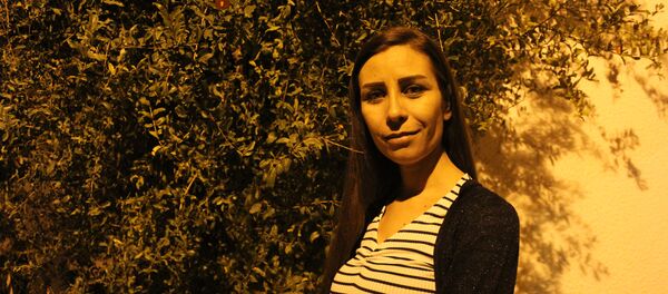 Correspondente militar síria Yara Saleh - Sputnik Brasil