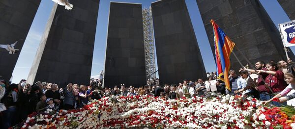 Memorial do Genocídio Armênio em Erevan - Sputnik Brasil