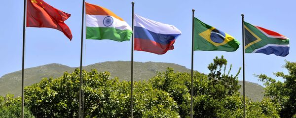 Bandeiras dos BRICS - Sputnik Brasil