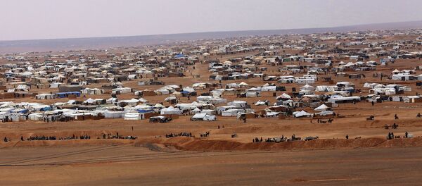 Acampamento de refugiados Rukban no sul da Síria (arquivo) - Sputnik Brasil