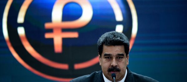 Presidente de Venezuela, Nicolás Maduro, durante discurso sobre petro - Sputnik Brasil