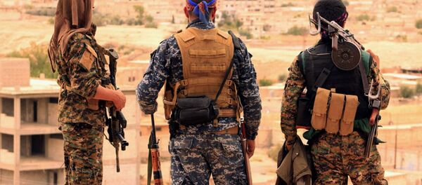 Fighters from the SDF. (File) - Sputnik Brasil