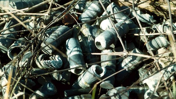 Munições com urânio empobrecido que foram usadas durante bombardeios da OTAN na Iugoslávia nos anos 90, imagem referencial - Sputnik Brasil