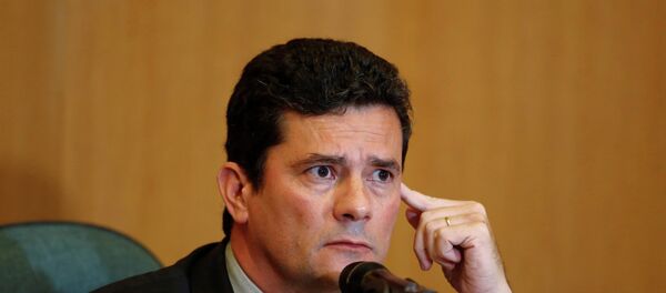 O futuro ministro da Justiça e da Segurança Pública Sergio Moro. O futuro ministro da Justiça e da Segurança Pública Sergio Moro. - Sputnik Brasil