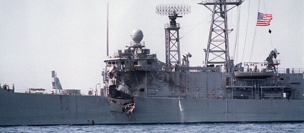 Fragata USS Stark da classe Oliver Hazard Perry pertencente à Marinha dos EUA - Sputnik Brasil