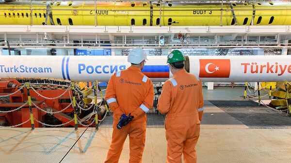 TurkStream (Corrente Turca), gasoduto que vai da Rússia à Turquia - Sputnik Brasil