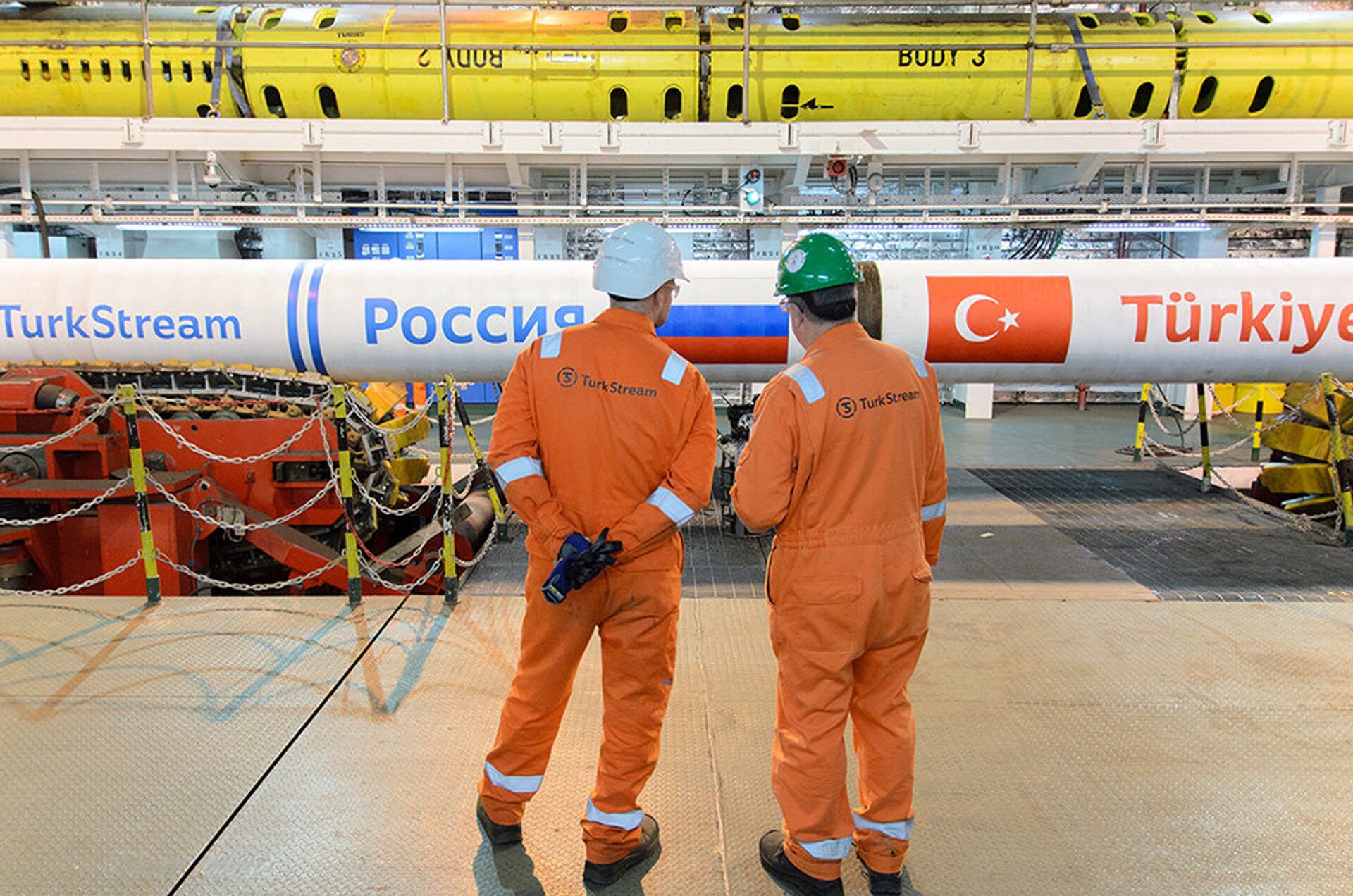 TurkStream (Corrente Turca), gasoduto que vai da Rússia à Turquia - Sputnik Brasil, 1920, 05.08.2022