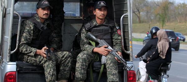 Rangers do Paquistão patrulham as ruas de Islamabad (foto de arquivo) - Sputnik Brasil