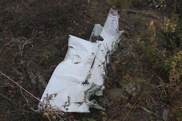 Lugar da queda do avião Su-24M e do helicóptero de resgate russos na Síria - Sputnik Brasil