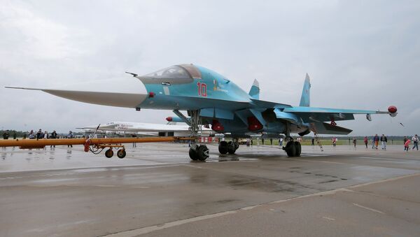 Caça-bombardeiro Su-34 - Sputnik Brasil