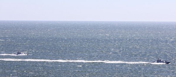 Exercícios ucranianos no mar de Azov Exercícios ucranianos no mar de Azov - Sputnik Brasil