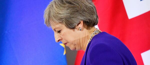A primeira-ministra britânica Theresa May. - Sputnik Brasil