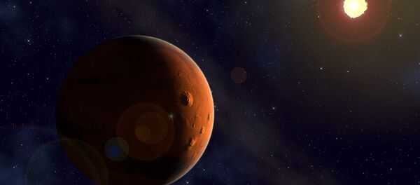 Marte e o Sol (imagem referencial) - Sputnik Brasil