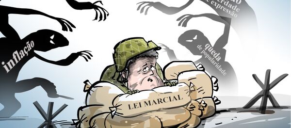 Não tem como fugir de problemas, se escondendo atrás de lei marcial - Sputnik Brasil