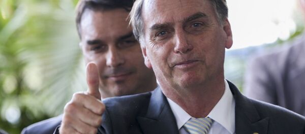 Presidente Eleito Jair Bolsonaro em entrevista no CCBB em Brasília - Sputnik Brasil