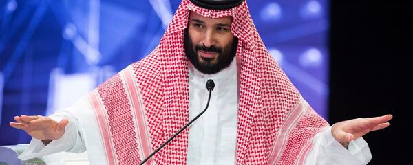 In this photo released by Saudi Press Agency, SPA, Saudi Crown Prince, Mohammed bin Salman addresses the Future Investment Initiative conference, in Riyadh, Saudi Arabia, Wednesday, Oct. 24, 2018 - Sputnik Brasil