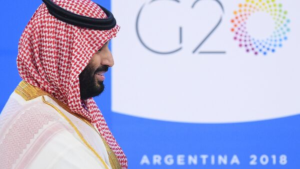 Mohammed bin Salman no G20. - Sputnik Brasil
