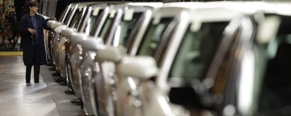 Linha de montagem da GM. - Sputnik Brasil