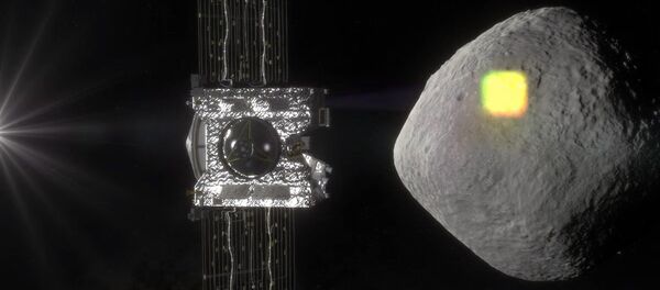 magem artística mostra mapeamento do asteroide Bennu pela sonda da NASA OSIRIS-REx - Sputnik Brasil