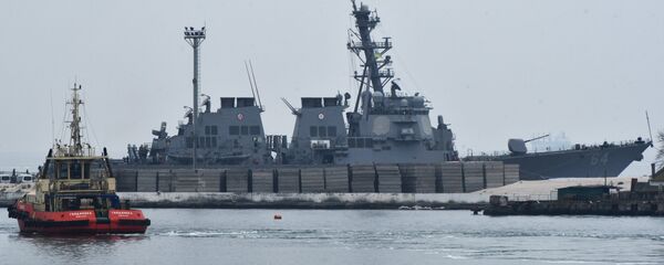 Navios da OTAN chegam para Odessa, Ucrânia - Sputnik Brasil