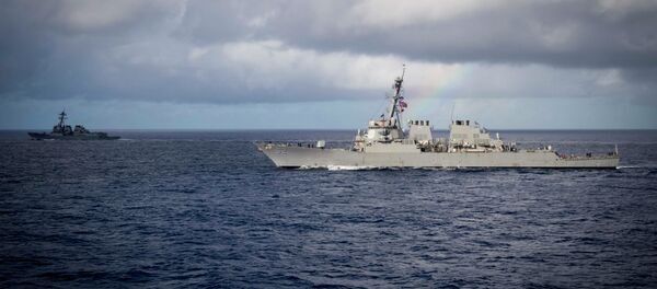 Destróier norte-americano USS McCampbell - Sputnik Brasil