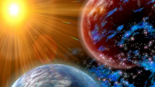 Sol afeta planetas ao seu redor (apresentação artística) - Sputnik Brasil