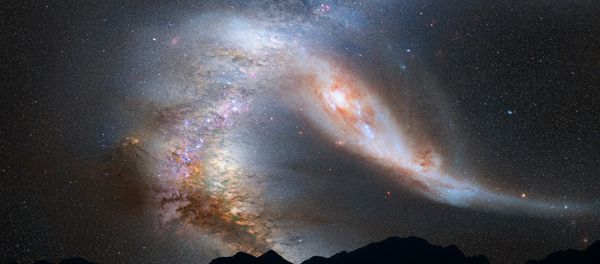 Galáxia (imagem de arquivo) Galáxia (imagem de arquivo) - Sputnik Brasil