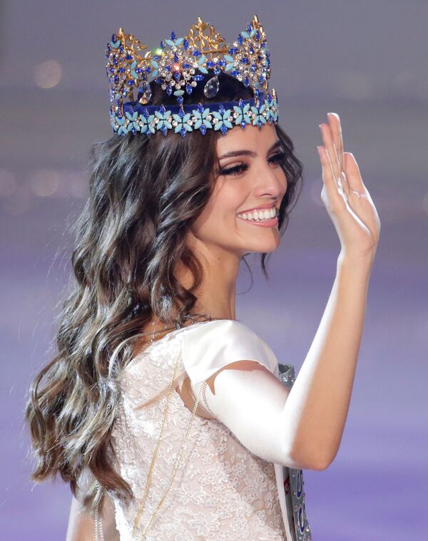 Vanessa Ponce de Leon depois de ganhar o concurso Miss Mundo 2018 - Sputnik Brasil