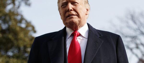 Presidente norte-americano, Donald Trump, durante discurso na Casa Branca em Washington, EUA, 8 de dezembro de 2018 - Sputnik Brasil