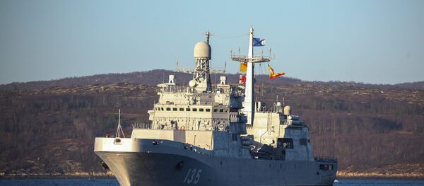 Navio de assalto Ivan Gren da Marinha da Rússia, 22 de outubro de 2018 - Sputnik Brasil