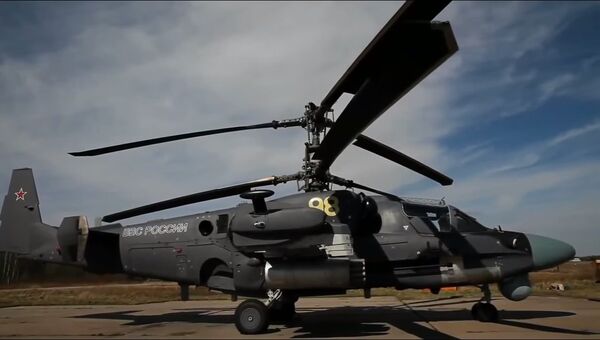 Kamov KA-52 Helicóptero - Sputnik Brasil