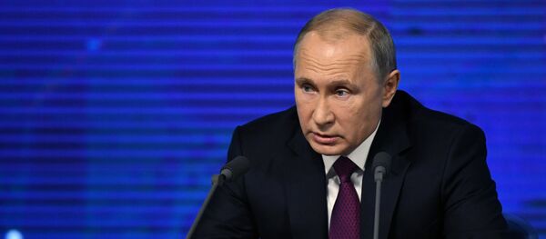 Coletiva de imprensa anual de Vladimir Putin, 20 de dezembro de 2018 Coletiva de imprensa anual de Vladimir Putin, 20 de dezembro de 2018 - Sputnik Brasil