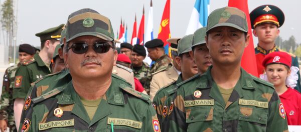 A delegação do exército do Laos na Rússia nos Jogos Militares Internacionais 2017 - Sputnik Brasil