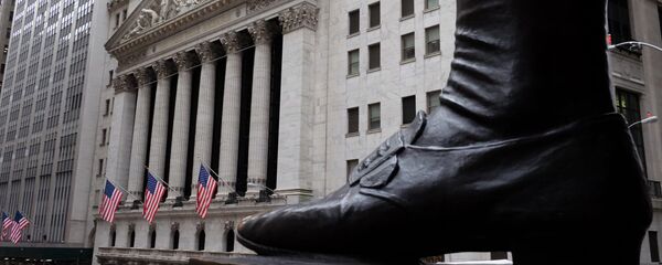 A rua Wall Street em Nova York - Sputnik Brasil