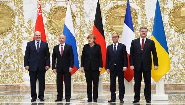 Líderes da Rússia, Alemanha, França e Ucrânia se reuniram em Minsk - Sputnik Brasil