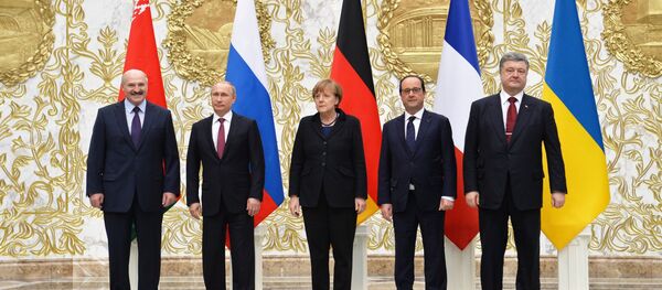 Líderes da Rússia, Alemanha, França e Ucrânia se reuniram em Minsk - Sputnik Brasil