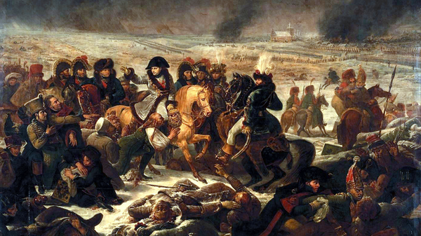 Napoléon sur le champ de Bataille d'Eylau (Napoleão no Campo de Batalha de Eylau, em tradução livre), de Antoine-Jean Gros (1808) - Sputnik Brasil