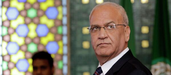 Saeb Erekat, jefe de los negociadores palestinos - Sputnik Brasil