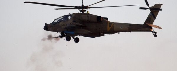 Helicóptero AH-64 Apache das Forças de Defesa de Israel - Sputnik Brasil