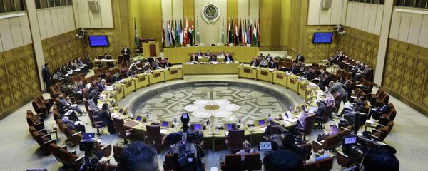 Representantes da Liga Árabe participam de reunião de emergência na sede do grupo  no Cairo, Egito (arquivo) - Sputnik Brasil