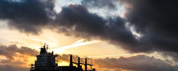 Um navio de carga (imagem ilustrativa) - Sputnik Brasil