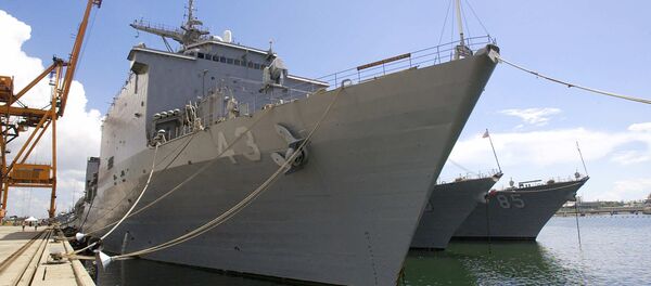 USS Fort McHenry - Sputnik Brasil