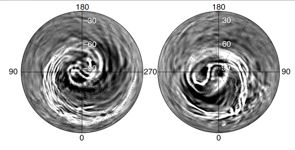 Estrutura espiral na atmosfera de Vênus, descoberta pela nave Akatsuki Estrutura espiral na atmosfera de Vênus, descoberta pela nave Akatsuki - Sputnik Brasil
