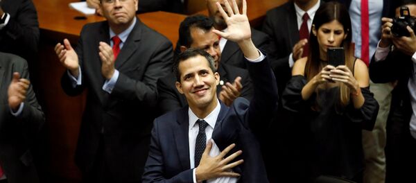 El opositor venezolano Juan Guaidó El opositor venezolano Juan Guaidó - Sputnik Brasil