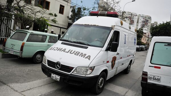 Ambulância peruana - Sputnik Brasil