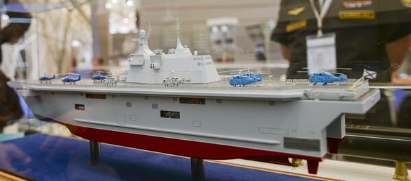 Modelo do navio de desembarque do projeto Priboi Modelo do navio de desembarque do projeto Priboi - Sputnik Brasil