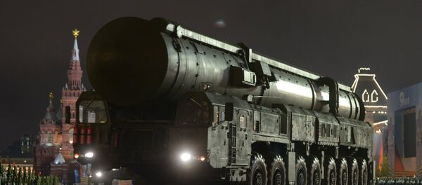 Misil balístico intercontinental Tópol-M (foto de arquivo) - Sputnik Brasil