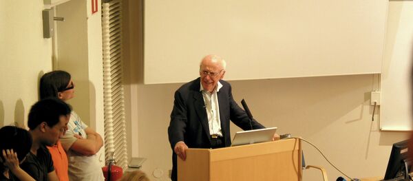 'Pai do DNA', James Watson dá palestra em Estocolmo, Suécia (arquivo) - Sputnik Brasil