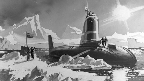 Primeiro submarino nuclear soviético, o Leninsky Komsomol - Sputnik Brasil
